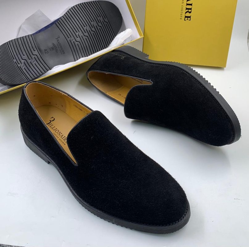 Billionaire Mario Grosgrain-Trimmed Suede Loafers