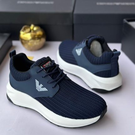 EA7 Emporio Armani Logo-Print Panelled Sneakers
