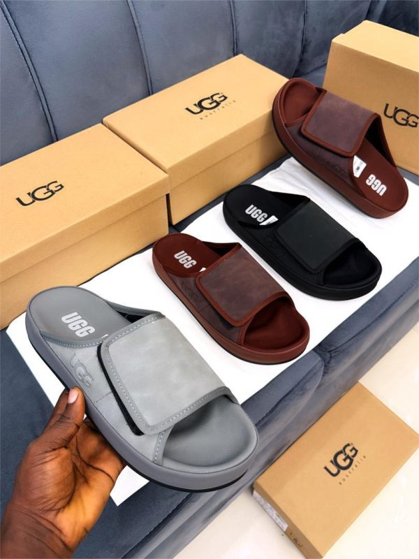 UGG Solano Slides – Luxe Comfort with Padded Nubuck Upper