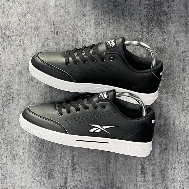 Reebok Slice CVC "Black & White" Canvas Sneakers