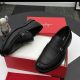 Salvatore Ferragamo Men's Gancini Bit Black Leather Loafers